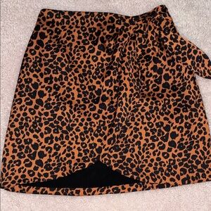 Gianni Bini Animal Print Skirt